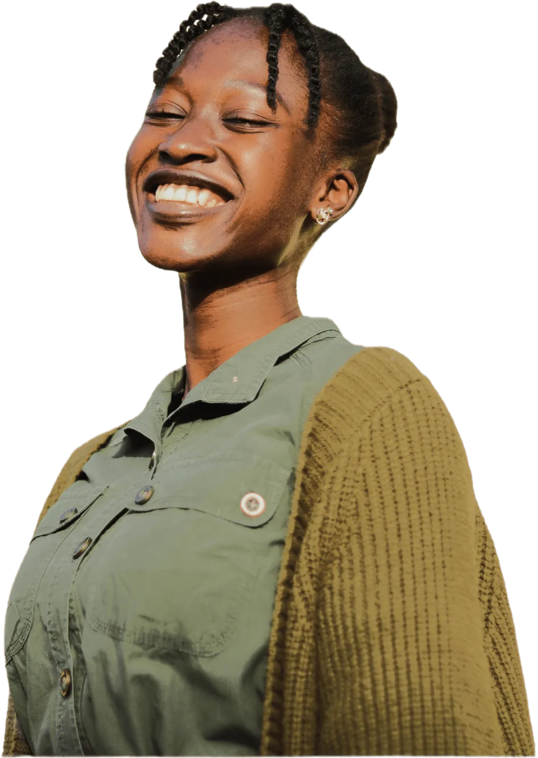 Smiling woman